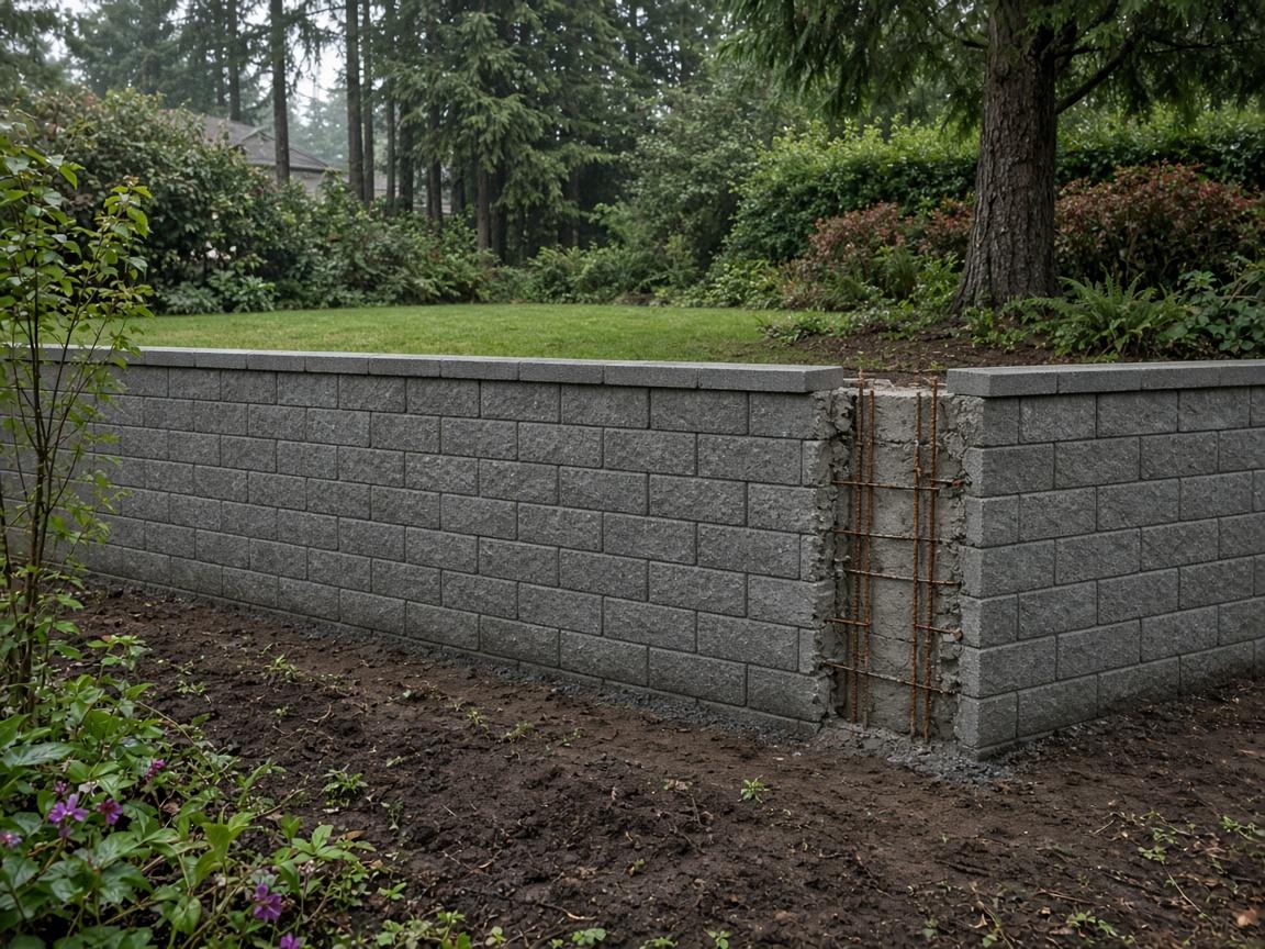 Concrete Block Retaining Walls in Burnaby BC